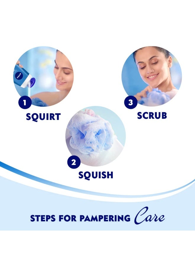 نيفيا غسول الجسم نيفيا فريش بيور 125 مل | جل استحمام غني بالمعادن البحرية والزيوت المغذية | يحتوي على الجلسرين النقي لبشرة ناعمة ومنتعشة فورًا | خالٍ من البلاستيك الدقيق | لبشرة نظيفة وصحية ومرطبة. - Image 4